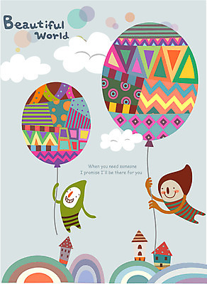 EPS 구름 어린이 여행 패턴 일러스트 상상 하늘 주택 미소 웃음 두명 친구 판타지 꿈 열기구 비행 신비 상상캐릭터 풍선 동산 어린이만 국내일러스트 일러캐릭터 자연요소 캐릭터 컨셉 무늬 관계 항공교통 표정 사람 건물 파일형식 벡터