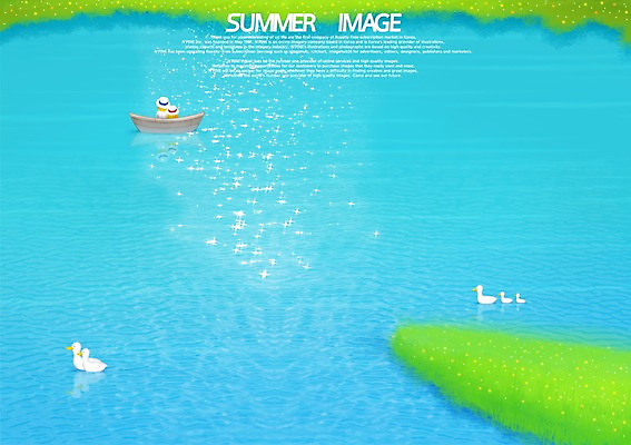 PSD 커플 계절 여자 남자 호수 백그라운드 데이트 일러스트 오리 풍경 두명 여름 보트 국내일러스트 배_교통 관계 조류 사람 파일형식