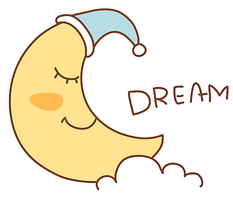 EPS 자연요소 아이콘 스티커 상상 자연 사람없음 우주 꿈 달 잠 초승달 꿈나라 2D아이콘 생태계 파일형식 벡터