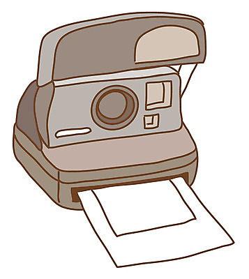 EPS 아이콘 여행 스티커 사람없음 전자제품 카메라 사진촬영 가전제품 추억 필름 오브젝트 폴라로이드 폴라로이드사진 필름카메라 소형가전제품 2D아이콘 컨셉 촬영 파일형식 벡터