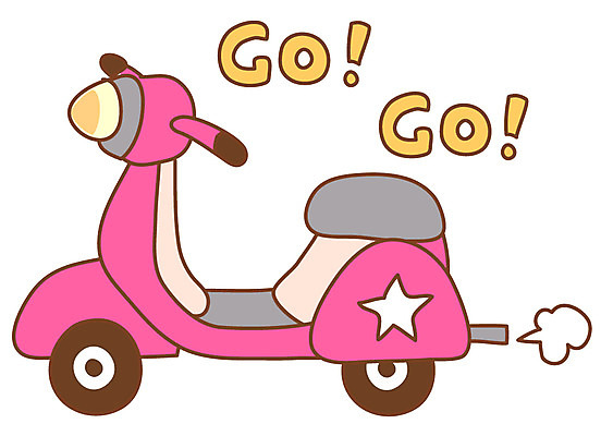 EPS 아이콘 육상교통 교통수단 컬러 여행 교통 스티커 한대 사람없음 빨간색 스쿠터 오토바이 운송업 2D아이콘 1 산업 바이크 파일형식 벡터