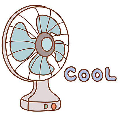 EPS 아이콘 스티커 사람없음 여름 전자제품 가전제품 선풍기 시원함 오브젝트 2D아이콘 계절 파일형식 벡터