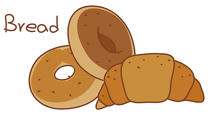 EPS 아이콘 음식 빵 스티커 디저트 사람없음 빵집 도넛 크루아상 제빵 2D아이콘 제과제빵 상점 파일형식 벡터