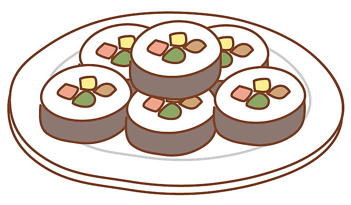 EPS 아이콘 한국문화 그릇 접시 한식 음식 스티커 디저트 사람없음 분식 김밥 2D아이콘 동양문화 식기 한국 파일형식 벡터