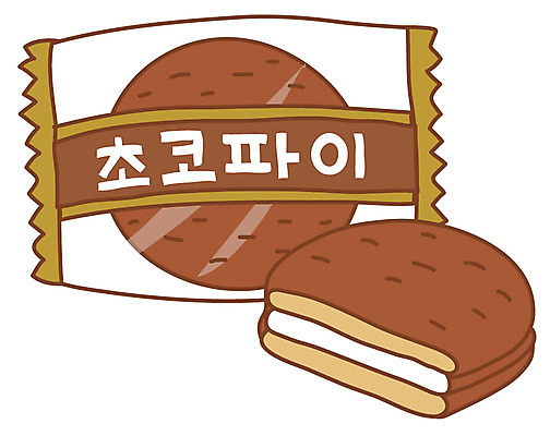 EPS 아이콘 음식 빵 스티커 디저트 사람없음 초콜릿 제빵 초코파이 2D아이콘 제과제빵 파일형식 벡터