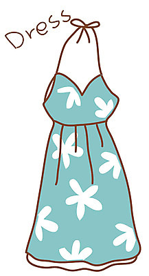 EPS 아이콘 드레스 옷 원피스 패션 스티커 사람없음 치마 여성복 오브젝트 한벌 2D아이콘 1 하의 파일형식 벡터