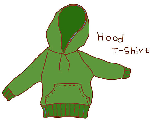 EPS 아이콘 옷 패션 컬러 스티커 상의 티셔츠 사람없음 초록색 오브젝트 후드티셔츠 후드티 2D아이콘 셔츠 파일형식 벡터