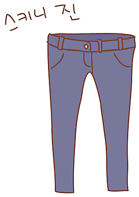 EPS 아이콘 옷 패션 스티커 바지 하의 사람없음 청바지 진 오브젝트 스키니진 긴바지 스키니 2D아이콘 파일형식 벡터