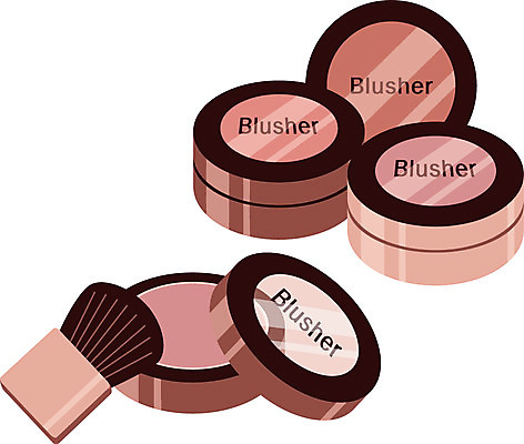 EPS 아이콘 패션 사람없음 쇼핑 화장 화장품 붓 볼터치 패션아이콘 2D아이콘 뷰티 파일형식 벡터