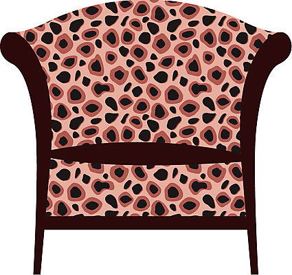 EPS 아이콘 패션 가구 의자 사람없음 쇼핑 오브젝트 패션아이콘 호피 호피패션 2D아이콘 생활용품 무늬 파일형식 벡터