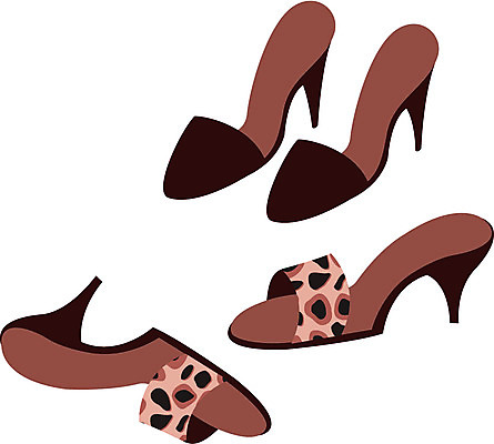 EPS 아이콘 잡화 패션 신발 슬리퍼 사람없음 쇼핑 샌들 패션아이콘 호피 호피패션 2D아이콘 무늬 파일형식 벡터