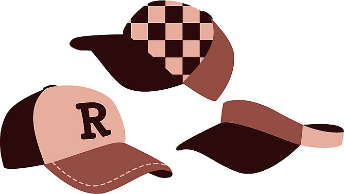 EPS 아이콘 모자 잡화 패션 사람없음 쇼핑 오브젝트 패션아이콘 챙모자 2D아이콘 모자_잡화 파일형식 벡터