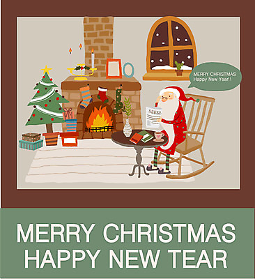 EPS 템플릿 기념일 할아버지 노년 남자 크리스마스 카드템플릿 의자 창문 탁자 양말 실내 선물 한명 사람 선물상자 크리스마스트리 산타클로스 방 신문 벽난로 촛대 남자만 남자한명만 성인남자만 성인한명만 성인남자한명만 노인만 성인만 노인남자만 노인남자한명만 이미지템플릿 카드프레임 1 가구 카드_감사 프레임 이벤트 성인 내부 간행물 상자 뉴스 파일형식 벡터