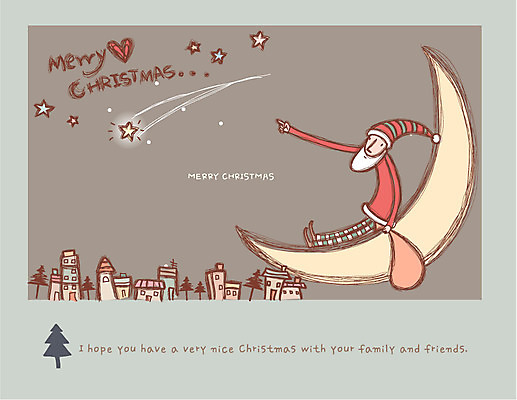 EPS 템플릿 계절 기념일 남자 별 종교 40대 중년 50대 크리스마스 겨울 카드템플릿 상상 한명 사람 성인 산타클로스 마을 꿈 달 초승달 남자만 남자한명만 성인남자만 성인한명만 성인남자한명만 중년만 중년남자만 중년남자한명만 성인만 이미지템플릿 카드프레임 자연요소 1 카드_감사 프레임 이벤트 파일형식 벡터