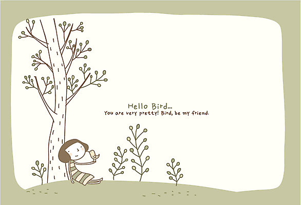 EPS 나무 템플릿 커플 여자 감정 카드템플릿 상상 조류 사랑 한명 사람 20대 성인 야외 10대 꿈 만남 심플 여자만 여자한명만 이미지템플릿 카드프레임 식물 동물 1 컨셉 관계 청소년 카드_감사 프레임 청년 파일형식 벡터