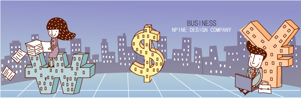 EPS 템플릿 배너 배너템플릿 여자 남자 가로배너 돈 비즈니스 빌딩 두명 건물 달러 비즈니스맨 원화 화폐기호 이미지템플릿 건축물 기호 사람 가로 직장인 재산 화폐 파일형식 벡터