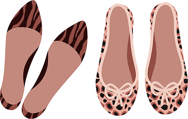 EPS 아이콘 잡화 패션 구두 신발 사람없음 쇼핑 오브젝트 패션아이콘 단화 호피 호피패션 2D아이콘 무늬 여성화 파일형식 벡터