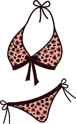 EPS 아이콘 옷 패션 수영복 사람없음 쇼핑 비키니 오브젝트 패션아이콘 호피 호피패션 2D아이콘 무늬 파일형식 벡터