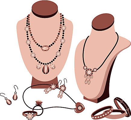 EPS 아이콘 패션 목걸이 장신구 팔찌 사람없음 장식 쇼핑 귀걸이 반지 마네킹 보석 오브젝트 패션아이콘 2D아이콘 광석 파일형식 벡터