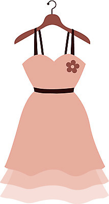 EPS 아이콘 드레스 옷 원피스 패션 사람없음 쇼핑 치마 옷걸이 오브젝트 패션아이콘 2D아이콘 하의 파일형식 벡터