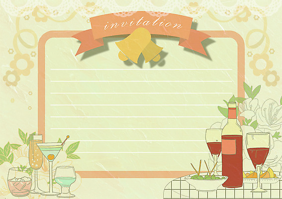 PSD 템플릿 접시 카드템플릿 탁자 잔 사람없음 와인 초대장 초대 이미지템플릿 카드프레임 식기 가구 카드_감사 프레임 주류 파일형식