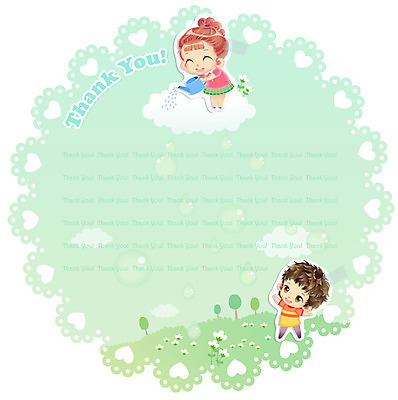 EPS 구름 템플릿 커플 여자 남자 꽃 카드템플릿 사랑 미소 웃음 사람 소년 초원 두명 10대 물뿌리개 감사카드 십대만 이미지템플릿 카드프레임 자연요소 식물 감정 어린이 관계 청소년 카드_감사 프레임 표정 카드 파일형식 벡터