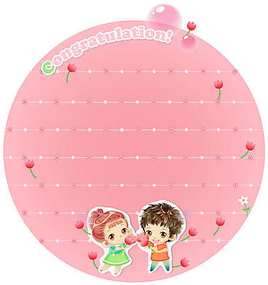 EPS 템플릿 커플 여자 남자 꽃 카드템플릿 미소 웃음 사람 소년 두명 10대 튤립 축하 축하카드 십대만 이미지템플릿 카드프레임 식물 어린이 컨셉 관계 청소년 카드_감사 프레임 표정 카드 파일형식 벡터