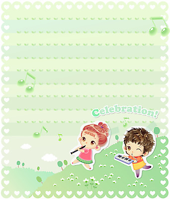 EPS 템플릿 커플 여자 남자 꽃 악기 연주 카드템플릿 음표 사랑 미소 웃음 사람 소년 초원 두명 10대 축하 축하카드 리코더 멜로디언 십대만 이미지템플릿 카드프레임 식물 기호 감정 어린이 음악 컨셉 관계 청소년 카드_감사 프레임 표정 목관악기 파일형식 벡터