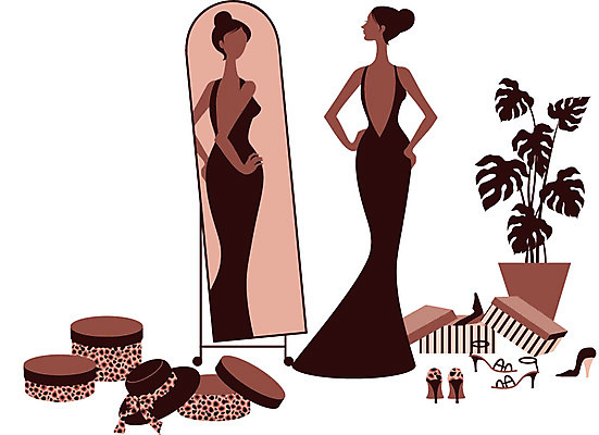 EPS 모자 여자 패션 화분 구두 일러스트 한명 사람 20대 쇼핑 상자 거울 오브젝트 전신거울 호피 호피패션 여자만 여자한명만 성인여자만 청년만 청년여자만 성인한명만 청년여자한명만 성인여자한명만 성인만 국내일러스트 1 잡화 신발 무늬 청년 파일형식 벡터