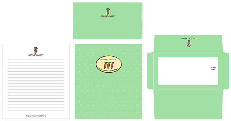 EPS 템플릿 채소 봉투 편지봉투 프레임 틀 사람없음 세트 당근 세개 편지 편지지 레터폼 이미지템플릿 뿌리채소 3 파일형식 벡터