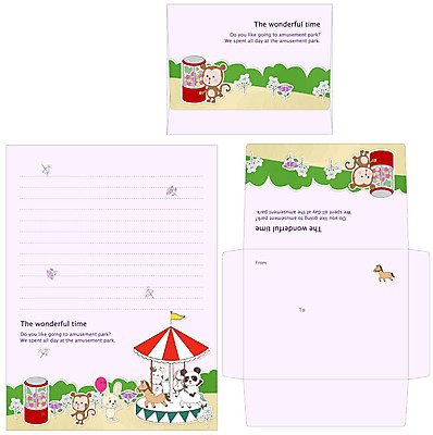 EPS 동물 템플릿 꽃 여러마리 봉투 편지봉투 프레임 틀 사람없음 세트 놀이공원 원숭이 토끼 말 놀이기구 판다 편지 편지지 레터폼 젖소 회전목마 반려 뽑기 뽑기머신 이미지템플릿 식물 다수 곰 포유류 반려동물 테마파크 소 파일형식 벡터