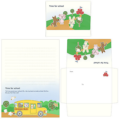 EPS 나무 식물 동물 템플릿 길 여러마리 학교 조류 봉투 편지봉투 버스 프레임 틀 사람없음 건물 세트 토끼 돼지 편지 스쿨버스 편지지 레터폼 등교 하교 늑대 반려 이미지템플릿 건축물 교육 육상교통 다수 포유류 대중교통 반려동물 등하교 파일형식 벡터