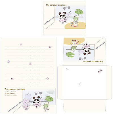 EPS 동물 템플릿 봉투 편지봉투 프레임 세마리 개구리 틀 사람없음 세트 고양이 거울 춤 판다 편지 발레 편지지 레터폼 연잎 발레복 토슈즈 태엽 반려 발레바 이미지템플릿 옷 신발 잎 곰 포유류 문화예술 3 양서류 반려동물 파일형식 벡터