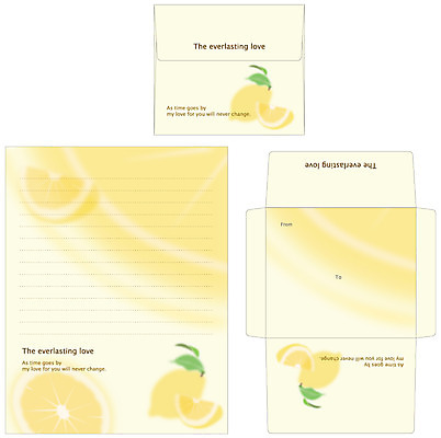 EPS 템플릿 열매 조각 단면 봉투 편지봉투 프레임 틀 사람없음 세트 노란색 편지 레몬 편지지 레터폼 슬라이스 이미지템플릿 식물 컬러 과일 파일형식 벡터