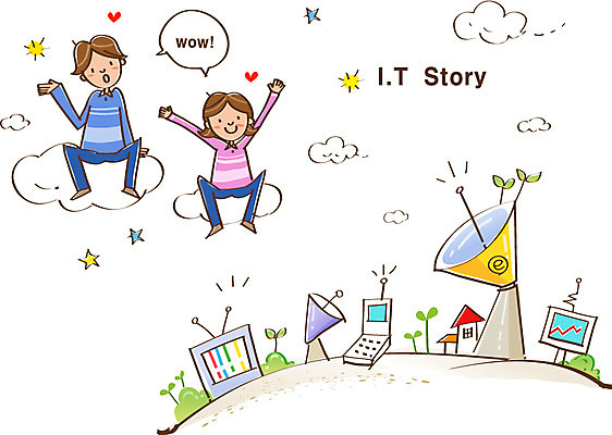 EPS 여자 남자 인터넷 통신 정보기술 웃음 사람 20대 성인 두명 10대 스마트폰 컴퓨터 텔레비전 정보 스마트 IT라이프 정보화시대 편리함 소통 라이프스타일 컨셉 청소년 기술 표정 청년 전자제품 핸드폰 스마트기기 파일형식 벡터