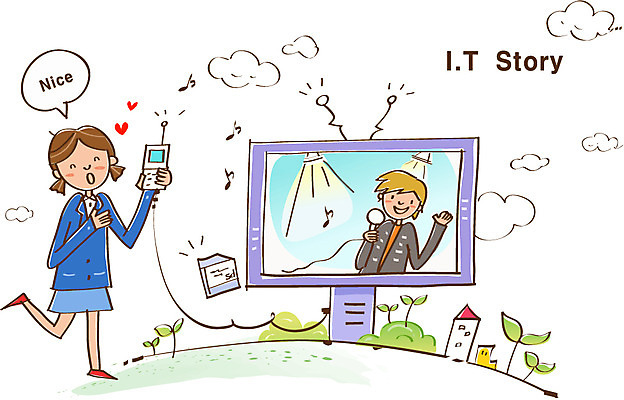 EPS 여자 남자 통신 청소년 여고생 정보기술 웃음 사람 두명 10대 스마트폰 텔레비전 감상 가수 정보 스마트 IT라이프 영상 편리함 소통 업로드 십대만 라이프스타일 컨셉 고등학생 기술 표정 전자제품 핸드폰 스마트기기 음악가 파일형식 벡터