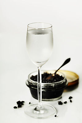 포토 JPG 해외이미지 와인잔 식재료 유리병 실내 사람없음 흰배경 보드카 캐비아 해외202004 해외포토 백그라운드 술잔 병_용기 주류 내부 흰색 파일형식