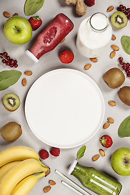 포토 JPG 해외이미지 채소 과일 바나나 건강 키위 사람없음 주스 우유 견과류 사과 채식 아몬드 다이어트음식 스무디 저칼로리식단 카피스페이스 디톡스 해외202004 해외포토 음료 다이어트 유제품 공백 식단 저칼로리 파일형식