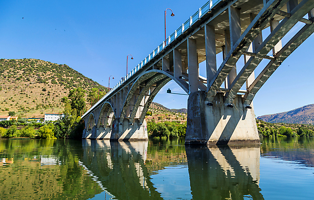 포토 JPG 해외이미지 나무 부분 산 사람없음 강 반사 고속도로 스페인 포르투갈 도루강 완벽 국경 해외202105 해외포토 식물 유럽 도로 컨셉 파일형식