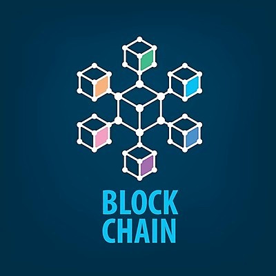 EPS 해외이미지 선 일러스트 사람없음 디지털 점 네트워크 연결 남색 심볼 육면체 블록체인 해외202004 해외202105 해외일러스트 도형 컬러 금융 파일형식 벡터 4차산업