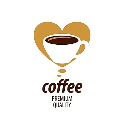 EPS 해외이미지 디자인 커피 백그라운드 일러스트 사람없음 갈색 머그컵 하트 커피잔 심볼 해외202004 해외202105 해외일러스트 모양 음료 컬러 잔 컵 파일형식 벡터