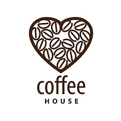 EPS 해외이미지 디자인 커피 백그라운드 일러스트 사람없음 원두 하트 낟알 심볼 해외202004 해외202105 해외일러스트 모양 음료 파일형식 벡터