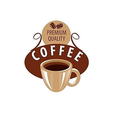 EPS 해외이미지 디자인 커피 백그라운드 일러스트 사람없음 갈색 원두 커피잔 심볼 해외202004 해외202105 해외일러스트 음료 컬러 잔 파일형식 벡터