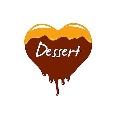EPS 해외이미지 디자인 일러스트 디저트 사랑 타이포그라피 사람없음 흐름 하트 달콤 심볼 해외202004 해외202105 해외일러스트 모양 문자 감정 음식 컨셉 맛 파일형식 벡터