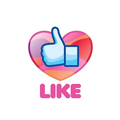 EPS 해외이미지 일러스트 사람없음 하트 최고 심볼 손모양 소셜네트워크 좋음 해외202004 해외202105 해외일러스트 모양 컨셉 파일형식 벡터 손_신체부위