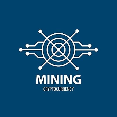 EPS 해외이미지 일러스트 타이포그라피 사람없음 파란색 디지털 발굴 심볼 가상화폐 해외202004 해외202105 해외일러스트 문자 컬러 돈 파일형식 벡터