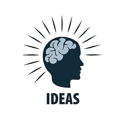 EPS 해외이미지 생각 일러스트 아이디어 창조 사람없음 심볼 얼굴모양 뇌 해외202004 해외202105 해외일러스트 모양 얼굴 컨셉 파일형식 벡터