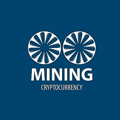 EPS 해외이미지 일러스트 타이포그라피 사람없음 파란색 디지털 발굴 심볼 그래픽카드 가상화폐 해외202004 해외202105 해외일러스트 문자 컬러 돈 파일형식 벡터