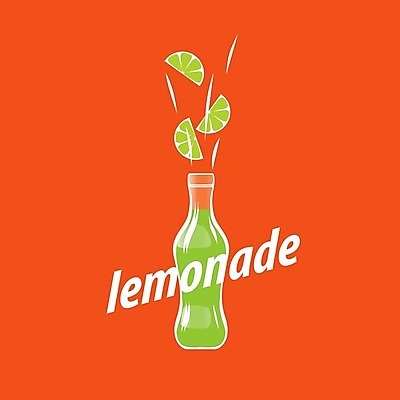 EPS 해외이미지 디자인 백그라운드 일러스트 사람없음 레몬 레모네이드 심볼 음료수병 해외202004 해외202105 해외일러스트 과일 에이드 병_담는 파일형식 벡터