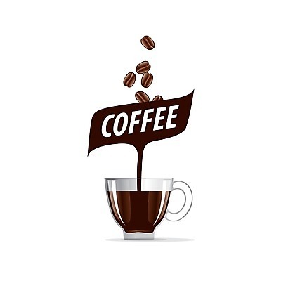 EPS 해외이미지 디자인 커피 백그라운드 일러스트 사람없음 갈색 원두 커피잔 심볼 해외202004 해외202105 해외일러스트 음료 컬러 잔 파일형식 벡터